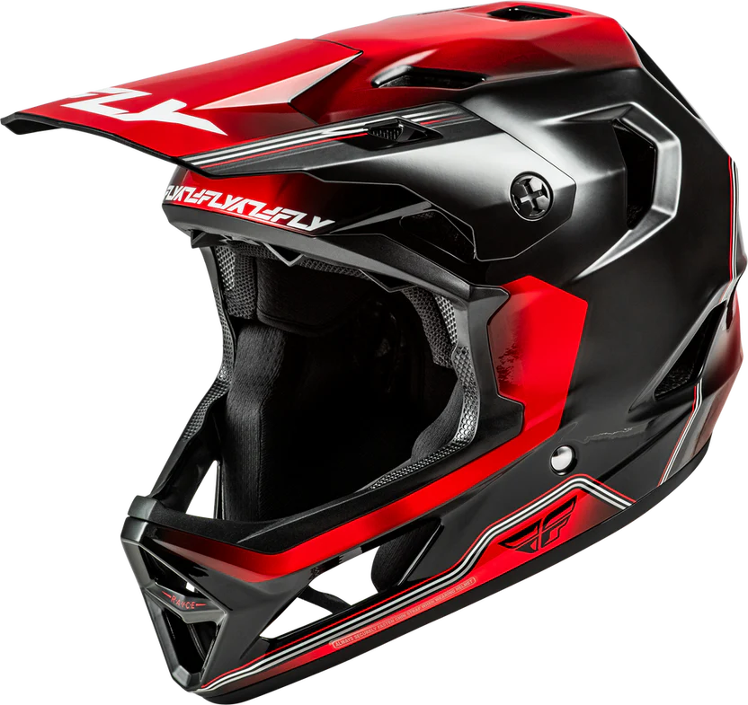 CASCO FLY RACING RAYCE 2026 REPEAT BICYCLE HELMET BLACK/RED