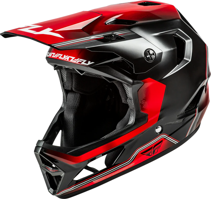 CASCO FLY RACING RAYCE 2026 REPEAT BICYCLE HELMET BLACK/RED