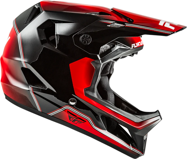CASCO FLY RACING RAYCE 2026 REPEAT BICYCLE HELMET BLACK/RED