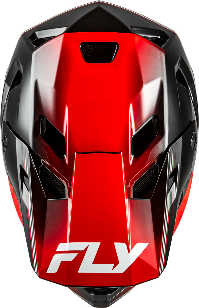 CASCO FLY RACING RAYCE 2026 REPEAT BICYCLE HELMET BLACK/RED