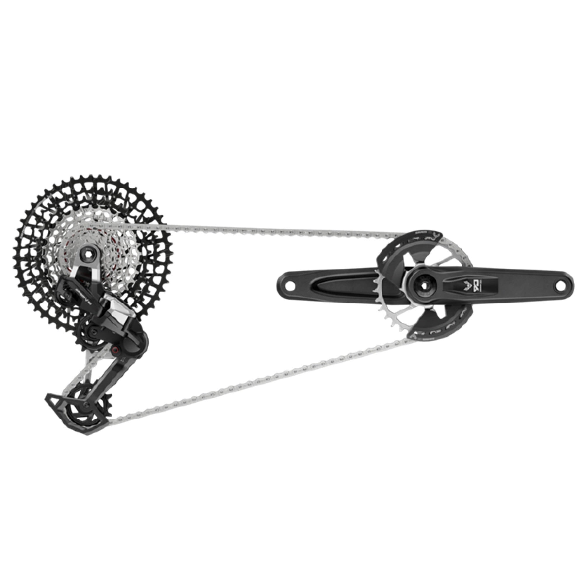 Transmisión SRAM Eagle 90 A1 DUB WIDE 165mm DM 32T T-Type 126L XS1275 10-52T 12V
