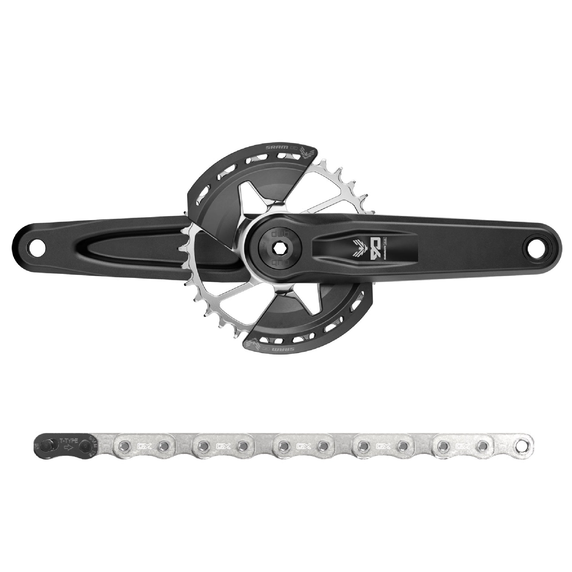 Transmisión SRAM Eagle 90 A1 DUB WIDE 165mm DM 32T T-Type 126L XS1275 10-52T 12V