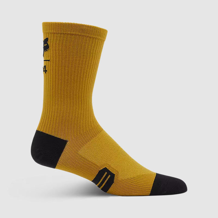 Calcetines Bicicleta Ranger 8" Fox 74 Mostaza Fox