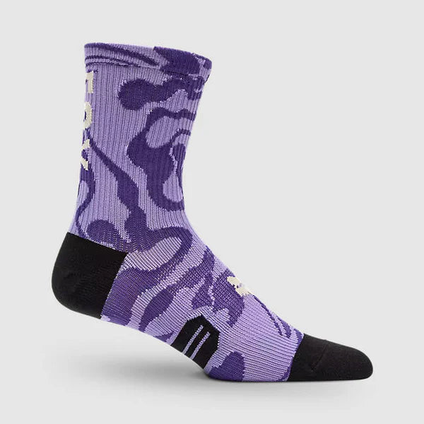 Calcetines Bicicleta Ranger 6" Frequency Morado Fox