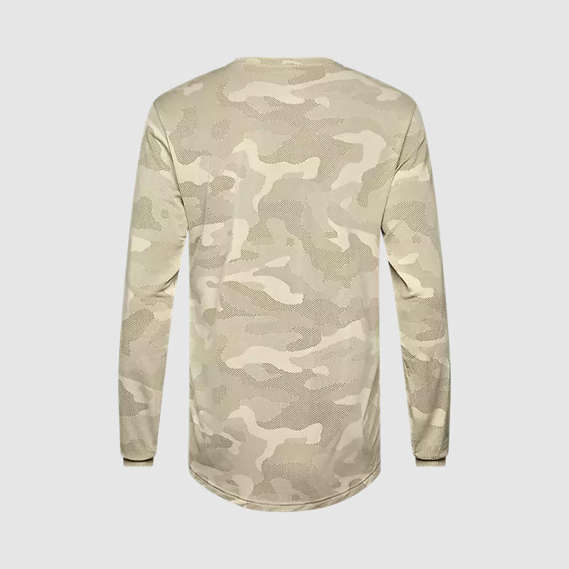 Polera Bicicleta Ranger TruDri™ Manga Larga Crema Fox