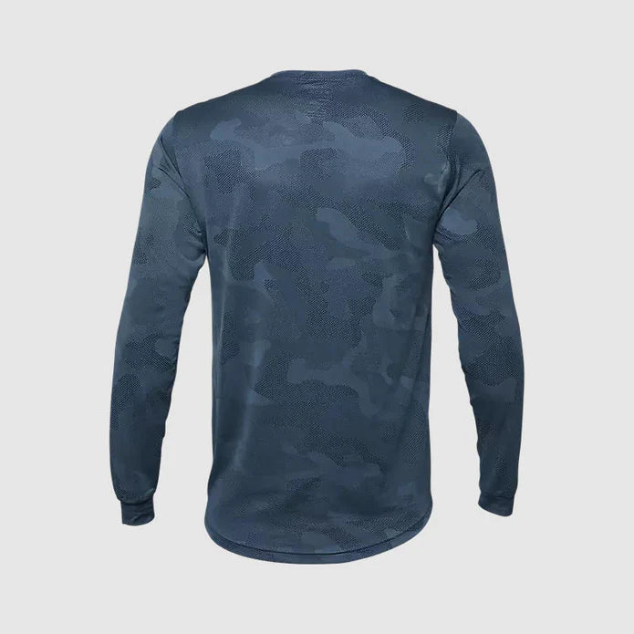 Polera Bicicleta Ranger TruDri™ Manga Larga Azul Marino Fox