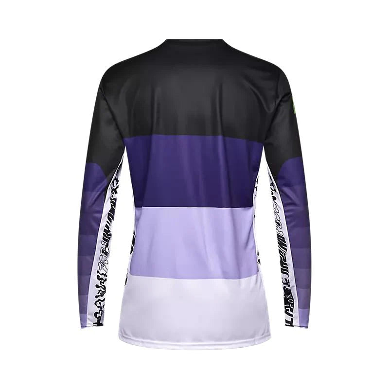Polera Bicicleta Ranger Grid Morado Fox