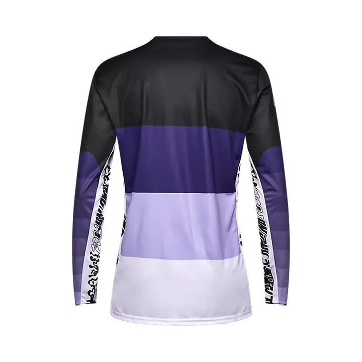 Polera Bicicleta Ranger Grid Morado Fox